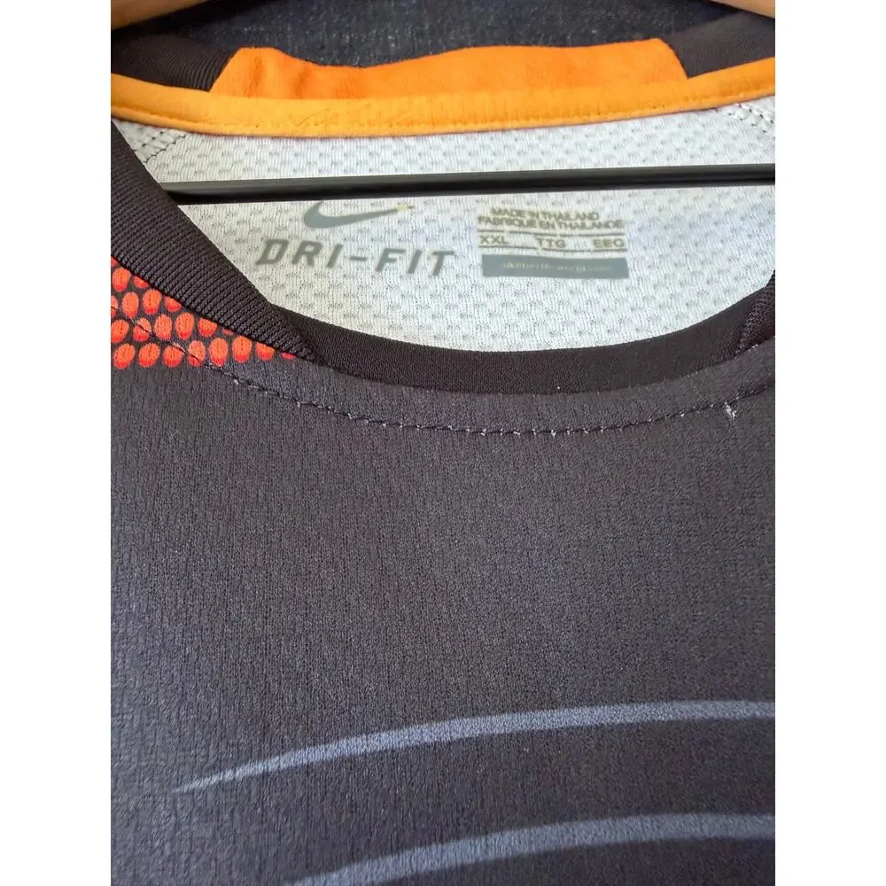 Nike Argentina Jaguares Super Rugby Away Jersey Orange Gray XL/XXL
